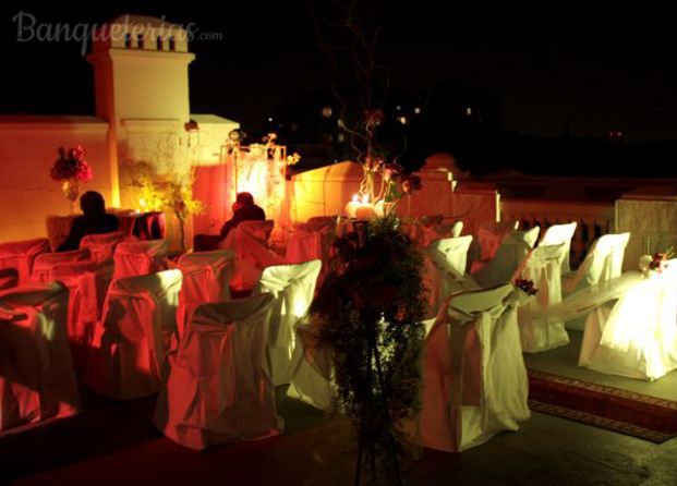 Matrimonio en terraza